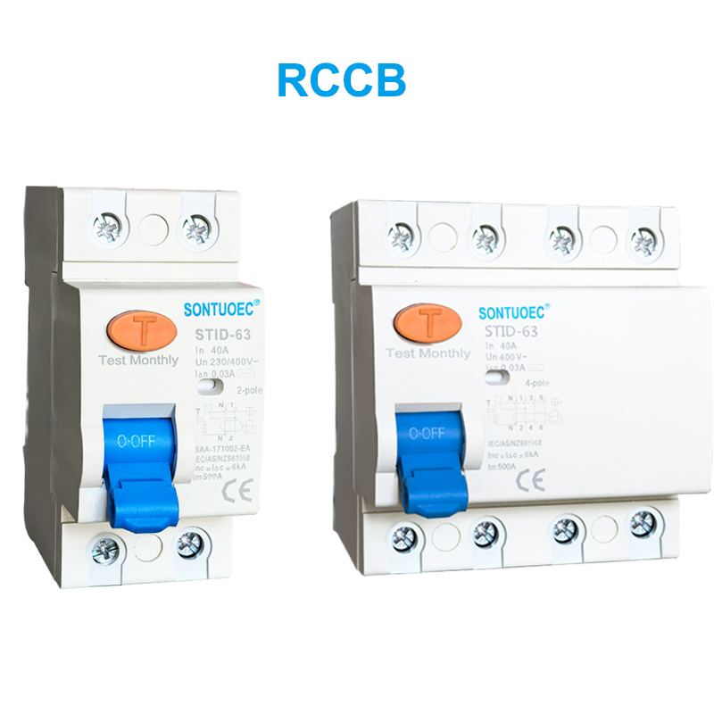 STID-63 Series RCCB 230V 63A leifar straumrás